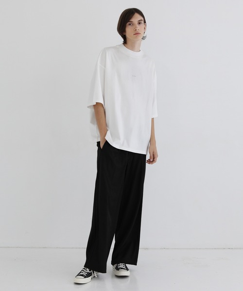 「LILL」 半袖Tシャツ X-LARGE ライトブルー メンズ_画像4