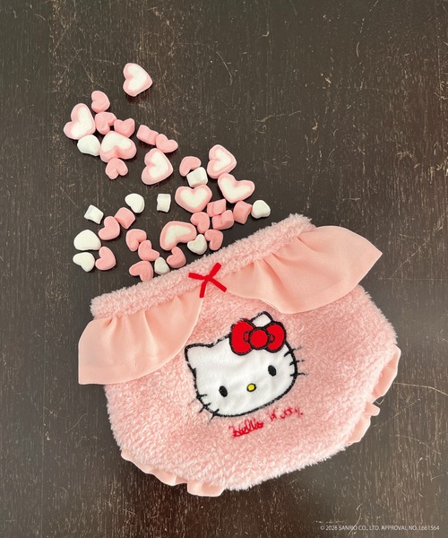 sanrio（サンリオ） ポーチ 「HELLO KITTY」FLUFFY PANTIES POUCH