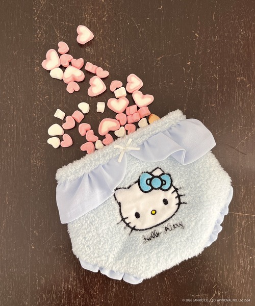sanrio（サンリオ） ポーチ 「HELLO KITTY」FLUFFY PANTIES POUCH