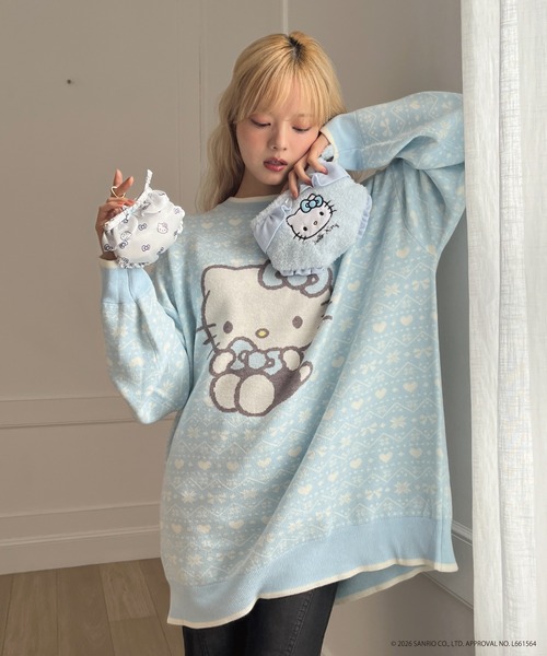 sanrio（サンリオ） ポーチ 「HELLO KITTY」FLUFFY PANTIES POUCH