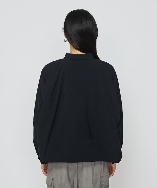 「Gabardine K.T」 長袖シャツ 9号 ネイビー レディース_画像7