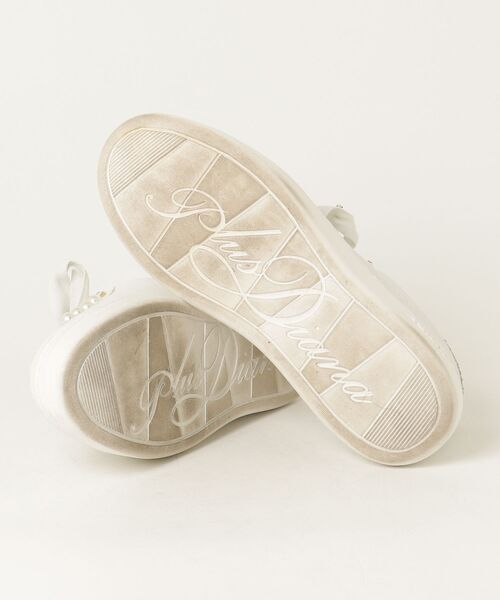 「+diana」 ローカットスニーカー 23.5cm ホワイト レディース_画像3