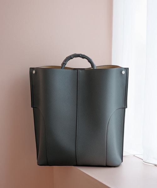 トートバッグ 「E'POR」BAMBOO BAG Large/A4対応・通勤・26SS新色 レディースの画像