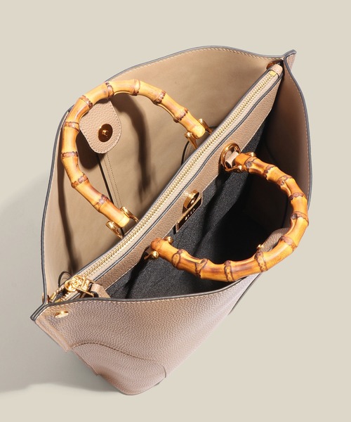 トートバッグ 「E'POR」BAMBOO BAG Large/A4対応・通勤・26SS新色 レディースの画像
