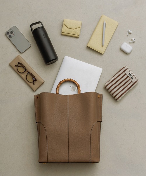 E'POR（エポール） トートバッグ 「E'POR」BAMBOO BAG Large/A4対応
