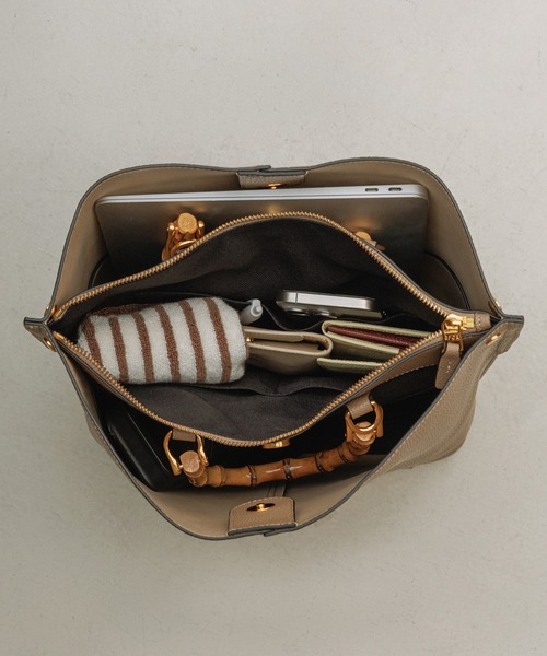 トートバッグ 「E'POR」BAMBOO BAG Large/A4対応・通勤・26SS新色 レディースの画像