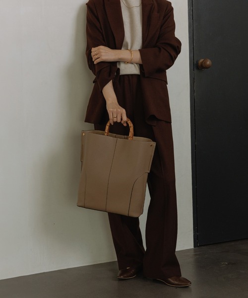 E'POR（エポール） トートバッグ 「E'POR」BAMBOO BAG Large/A4対応