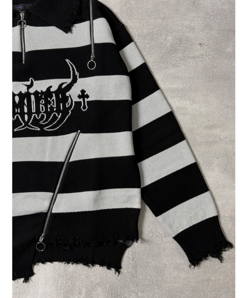 ニット/セーター Cross design knit pullover Schott N.Y.C（ショット） セーター ニット Schott/ショット/CROSS