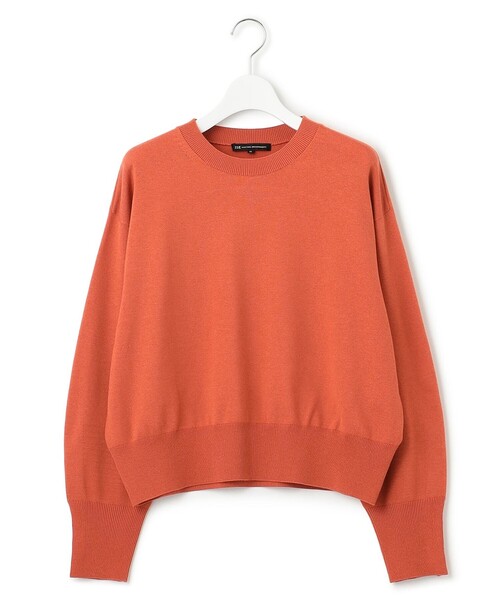 「23区」 長袖ニット 32 オレンジ レディース_画像9
