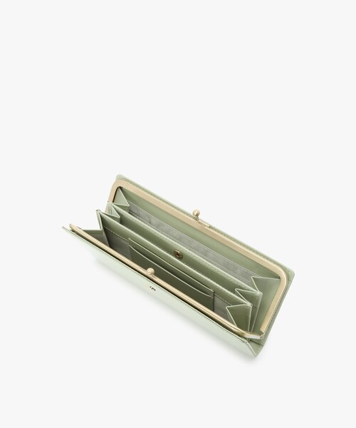 agnes b.（アニエスベー） 長財布 財布 ガラスレザー ロングウォレット 