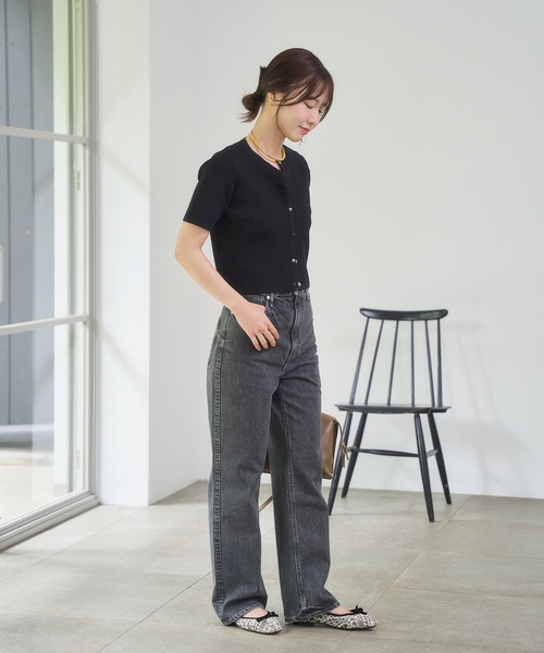 「LE TALON」 フラットパンプス 25cm アイボリー レディース_画像3