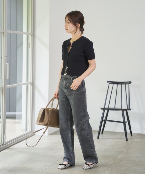 「LE TALON」 フラットパンプス 25cm アイボリー レディース_画像4