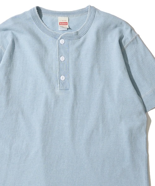 Healthknit（ヘルスニット） ヘンリーネック tシャツ 「Healthknit