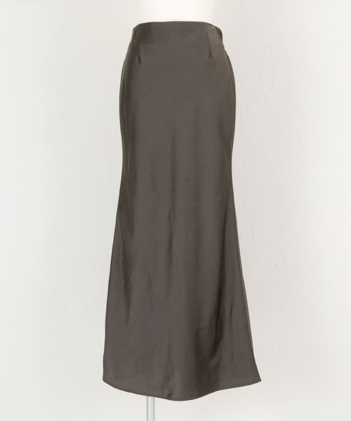 「ur's」 ロングスカート M ネイビー レディース_画像4