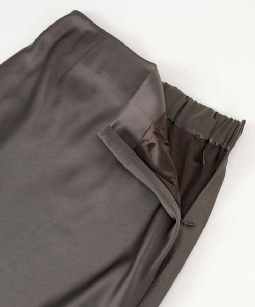 「ur's」 ロングスカート M ネイビー レディース_画像7