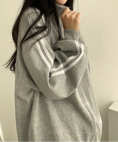 SHEPP」 セットアップジャージ L グレー レディース : ZOZOTOWN Yahoo