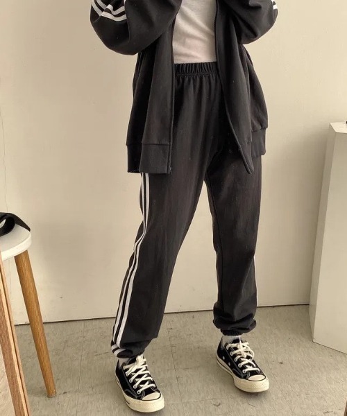 SHEPP」 セットアップジャージ L グレー レディース : ZOZOTOWN Yahoo