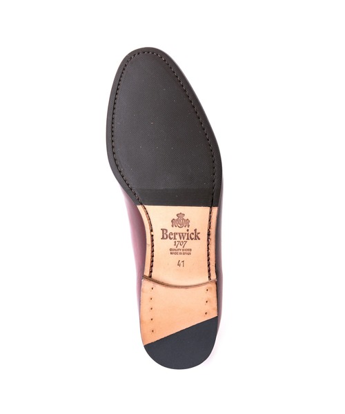 「Berwick1707」 ローファー 40 バーガンディー メンズ_画像2