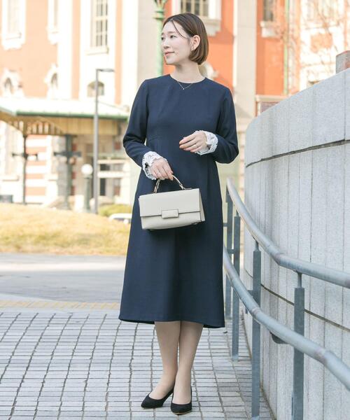 ワンピース 「WEB限定」袖レースワンピース : ZOZOTOWN Yahoo!店