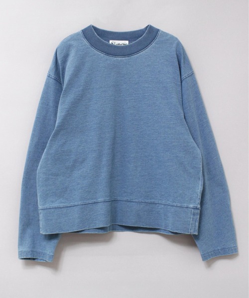 「RNA-N」 長袖カットソー FREE ライトインディゴブルー レディース_画像4