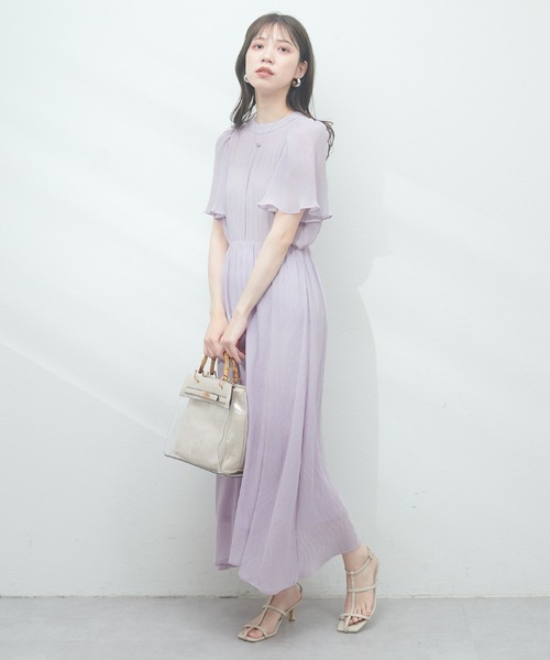 「natural couture」 半袖ワンピース FREE ブラック レディース_画像2