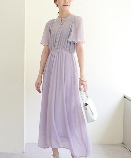 「natural couture」 半袖ワンピース FREE ブラック レディース_画像8