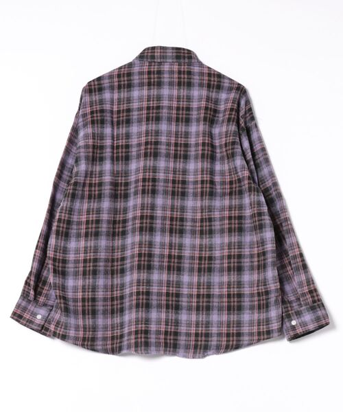 「ankoROCK」 「aomm」長袖シャツ ONESIZE パープル メンズ_画像2