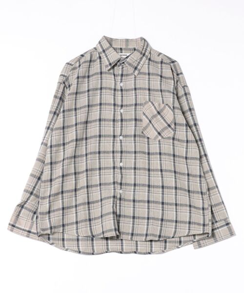 「ankoROCK」 「aomm」長袖シャツ ONESIZE パープル メンズ_画像4