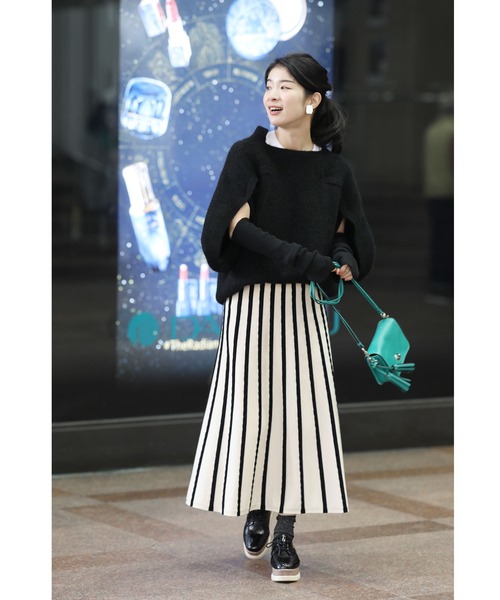 「CAWAII」 半袖ニット FREE グレー レディース_画像6