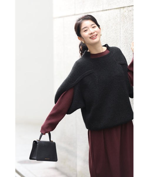 「CAWAII」 半袖ニット FREE グレー レディース_画像7