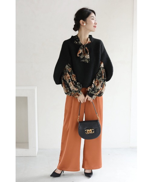 「CAWAII」 半袖ニット FREE グレー レディース_画像9