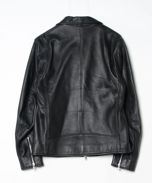 ユナイテッドアローズBEAUTY & YOUTH ブラック レザージャケット L BEAUTY＆YOUTH UNITED ARROWS レザーブルゾン L ブラック メンズ