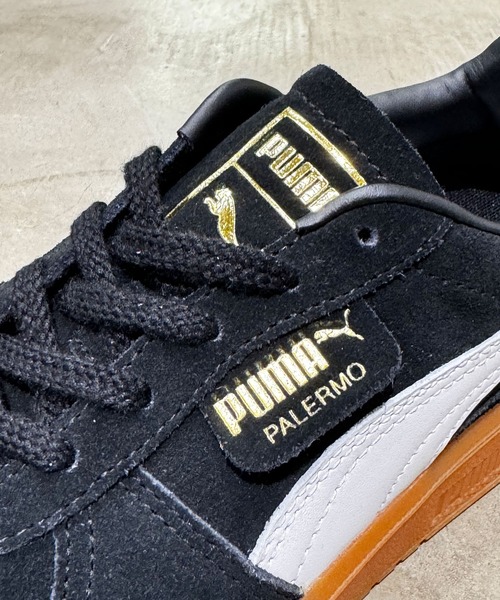 「PUMA」 ローカットスニーカー 25.0cm グリーン系その他 レディース_画像3