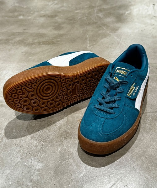 「PUMA」 ローカットスニーカー 25.0cm グリーン系その他 レディース_画像4