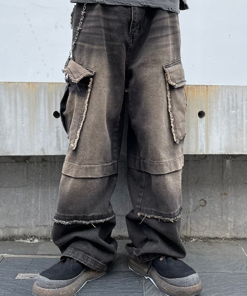 「XU」 「UUL」デニムパンツ M ブルー メンズ_画像5