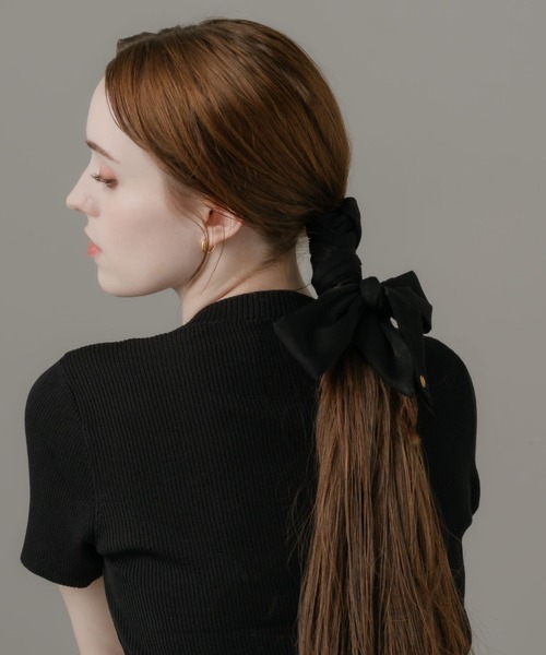 「muku」 ヘッドアクセサリー FREE ブラック レディース_画像7