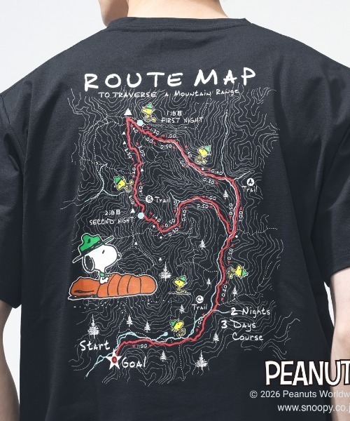PEANUTS uvカット tシャツ ピーナッツ グラフィック半袖Tピーナッツ