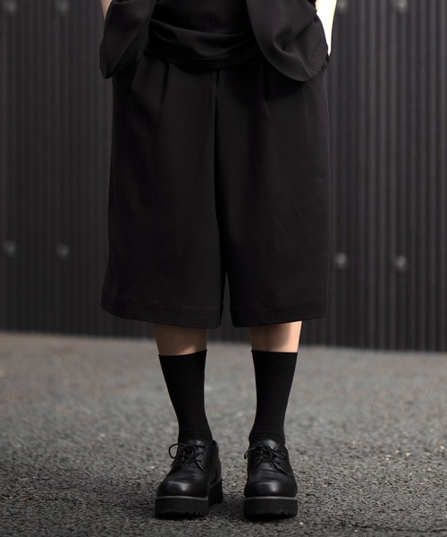 CLEL（クレイル） ハーフパンツ ワイドパンツ パンツ メンズ