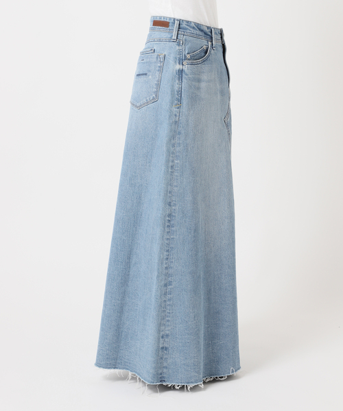 デニムスカート YANUK/ヤヌーク Flare Long Skirt スカートの画像