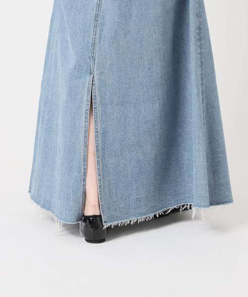 IENA（イエナ） デニムスカート YANUK/ヤヌーク Flare Long Skirt