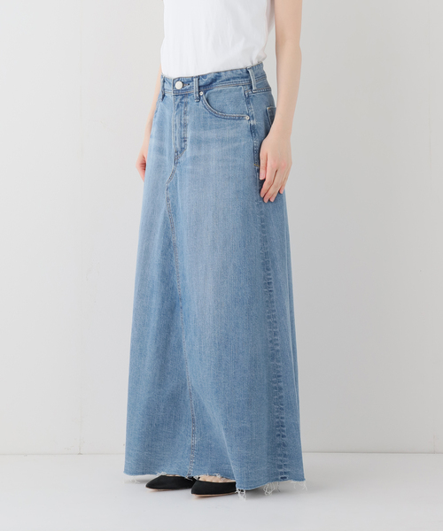 IENA（イエナ） デニムスカート YANUK/ヤヌーク Flare Long Skirt