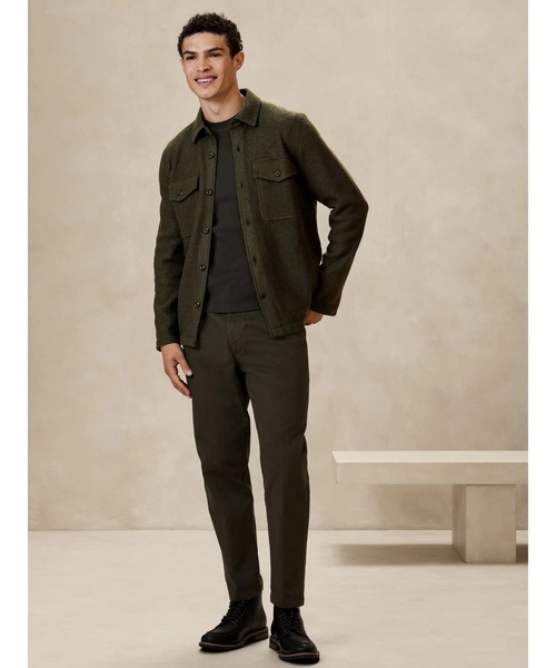 「BANANA REPUBLIC FACTORY STORE」 ジャケット L カーキ メンズ_画像4