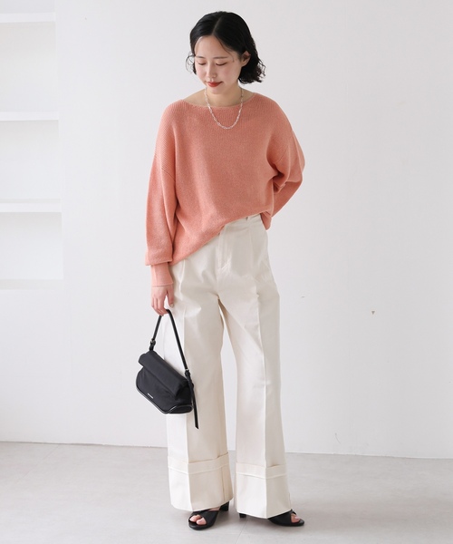 「SLOBE IENA」 チノパンツ 38 ベージュ レディース_画像2