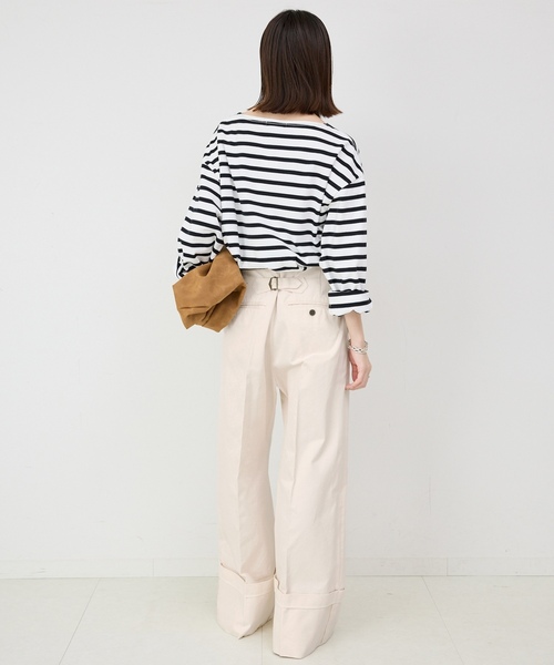 「SLOBE IENA」 チノパンツ 38 ベージュ レディース_画像8