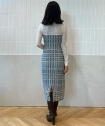 「EIMY ISTOIRE」 ニットワンピース FREE ブラック レディースの画像8