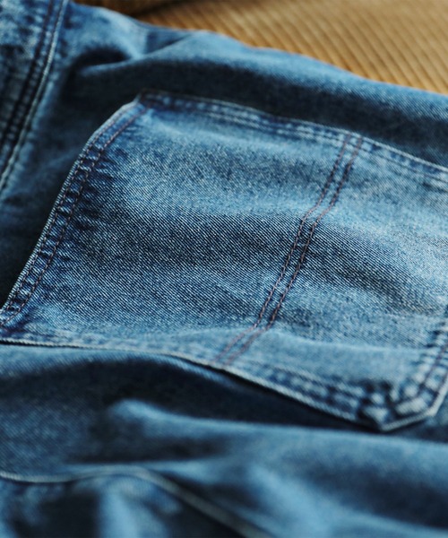 「soulberry」 オーバーオール M ブルー レディース_画像9