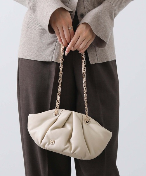 「LE VERNIS」 ハンドバッグ FREE アイボリー レディース_画像2