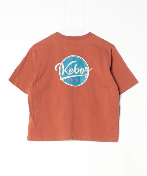 「KEBOZ」 ワンポイント半袖Tシャツ M ブラウン レディース_画像2
