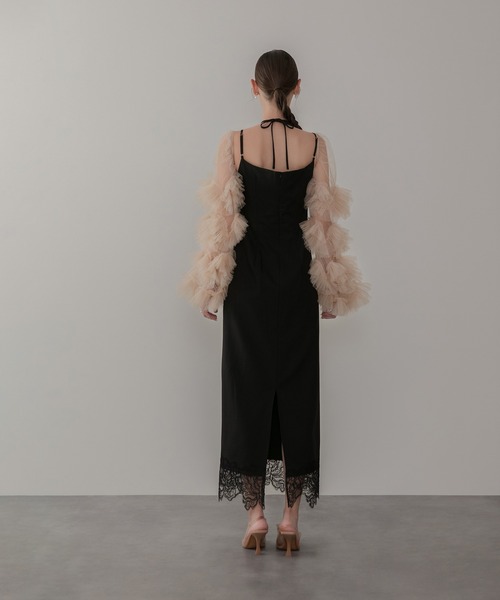 「Leja」 キャミソールワンピース SMALL ブラック レディース