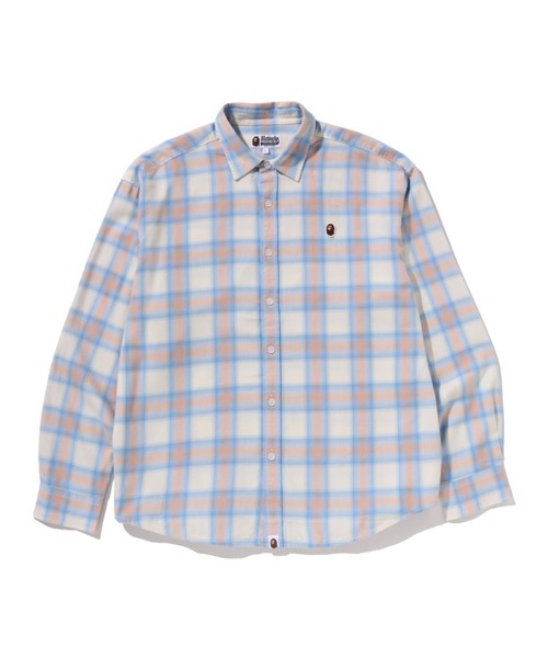 A BATHING APE（アベイシングエイプ） シャツ ONE POINT OMBRE CHECK